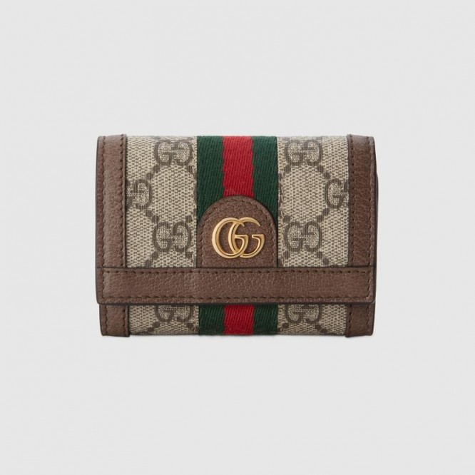 【GUCCI】LEON3月掲載★〔オフィディア〕二つ折り ウォレット