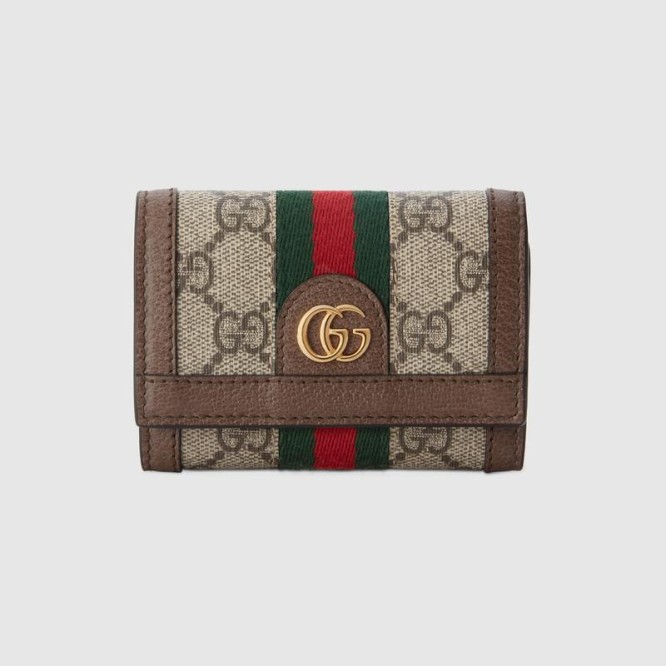 【GUCCI】LEON3月掲載★〔オフィディア〕二つ折り ウォレット