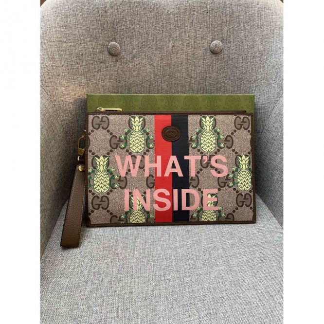 新作【GUCCI】グッチパイナップルケース673248