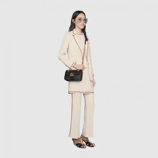 【数量限定☆】GUCCI グッチ 〔GGマーモント〕 キルティング ミニバッグ 446744 DTDIT 1000