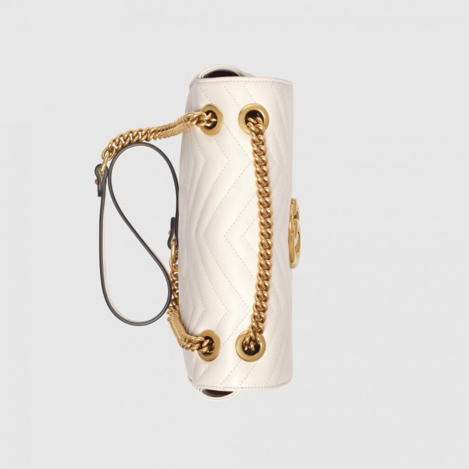 【芸能人愛用☆】GUCCI グッチ 〔GGマーモント〕キルティング スモール ショルダーバッグ 443497 DTDIT 9022