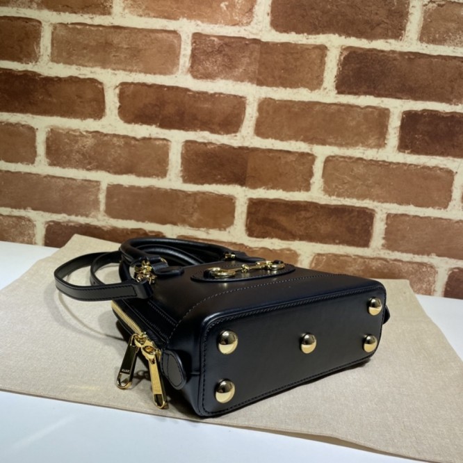 Gucci〔グッチ ホースビット 1955〕ミニ トップハンドルバッグ ‎640716
