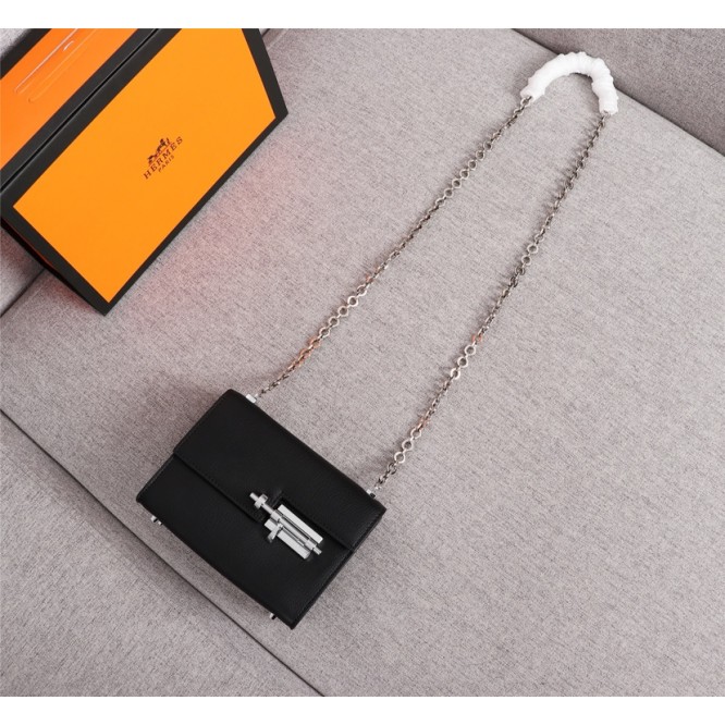★新入荷★HERMES エルメス Verrou ヴェルー ブリック チェーンショルダーバッグ ミニバッグ H073691CK89