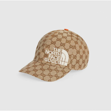 ★GUCCI コラボ THE NORTH FACE ノースフェイ！ス×グッチ野球帽