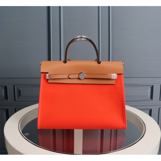 【直営店買付】HERMES エルメス Herbag Zip エールバッグ・ジップ31 Retourneキャンバス H068675CKAR