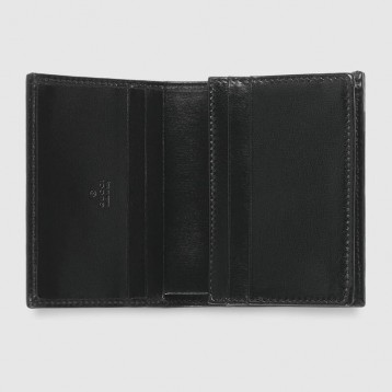【GUCCI】グッチ カードケース レザー 無地 ミニ財布 【GUCCI】グッチ カードケース レザー 無地 ミニ財布