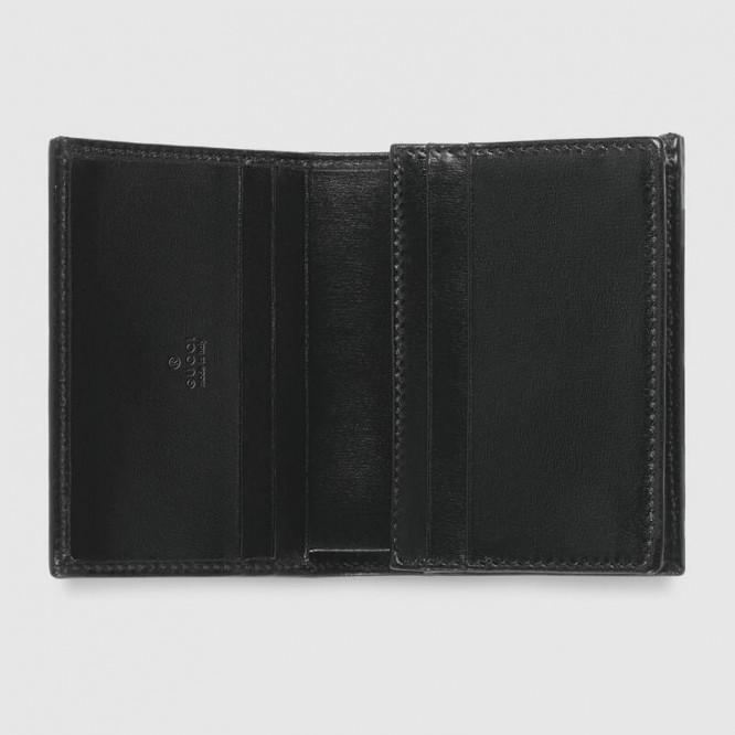 【GUCCI】グッチ カードケース レザー 無地 ミニ財布