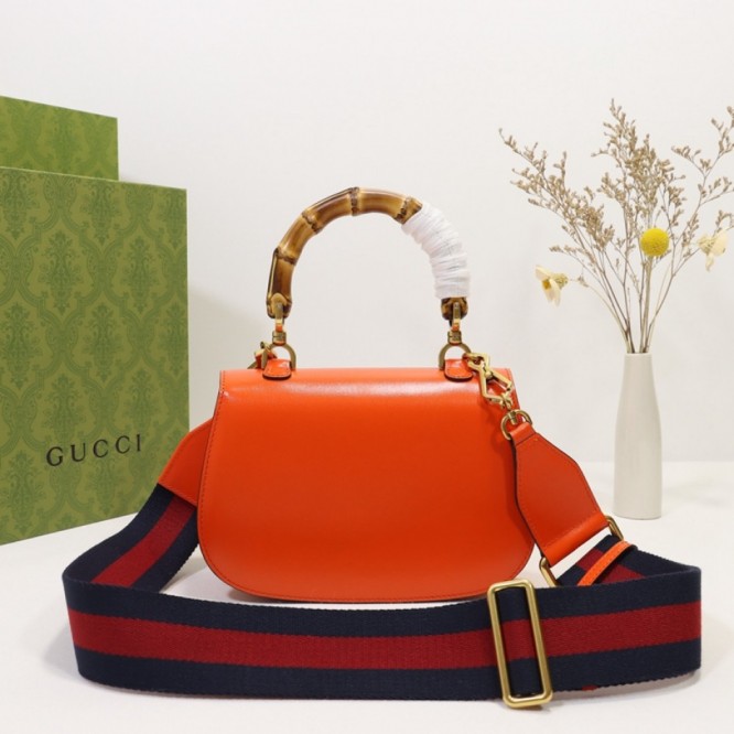 Gucci〔グッチ バンブー 1947〕 スモール トップハンドルバッグ ‎675797 
