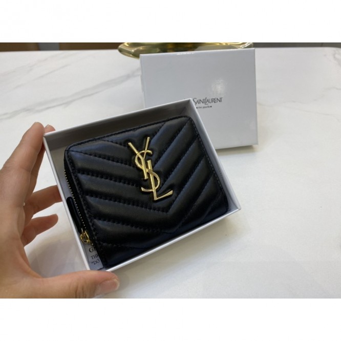 YSL・レザー コンチネンタルウォレット 財布 折財布