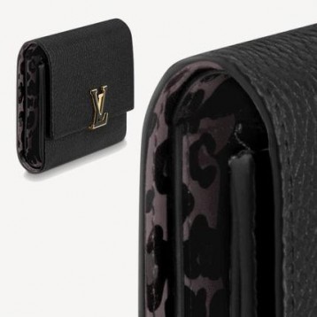 21FWレオパード》LV／ポルトフォイユカプシーヌコンパクト