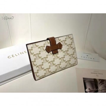 Celineンフレザーレットウォレット財布