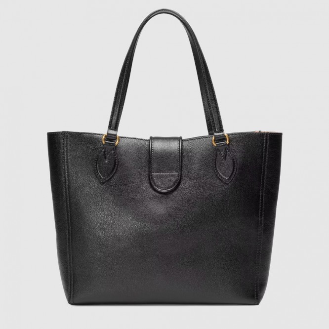 【直営店買付★】GUCCI ダブルG付き スモール トートバッグ 652680 1U10T 1000