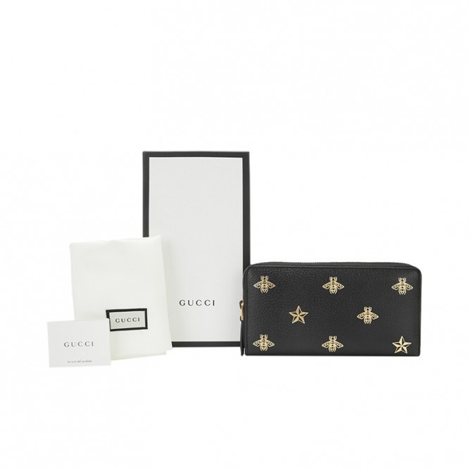 【直営店買付】GUCCI グッチウォレット ブラック 495062 DJ2KT 8474