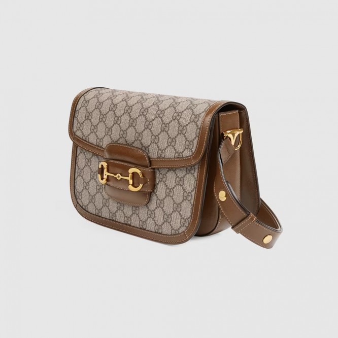 【人気アイテム☆】GUCCI グッチ 〔グッチ ホースビット 1955〕ショルダー バッグ GGスプリーム/ブラウン 602204 92TCG 8563