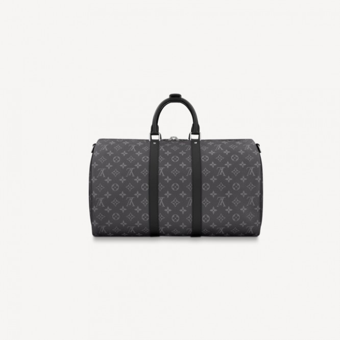 【完売間近】LOUIS VUITTON キーポル・バンドリエール 45 モノグラム・エクリプス ソフトラゲージ ダッフルバッグ M40569