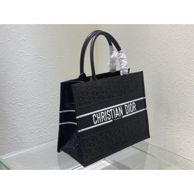 DIOR BOOK TOTE ミディアム Oblique エンボス