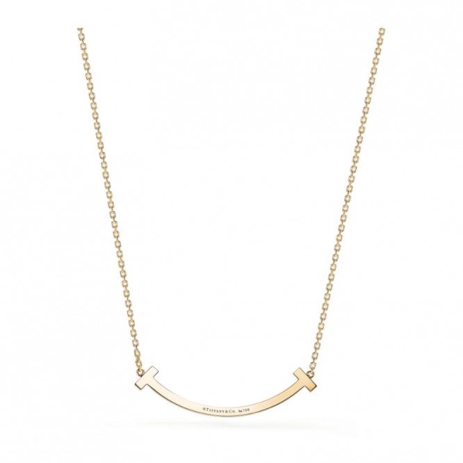 ★1129新品★Tiffany ティファニー T ミディアム スマイル ペンダント 67513223