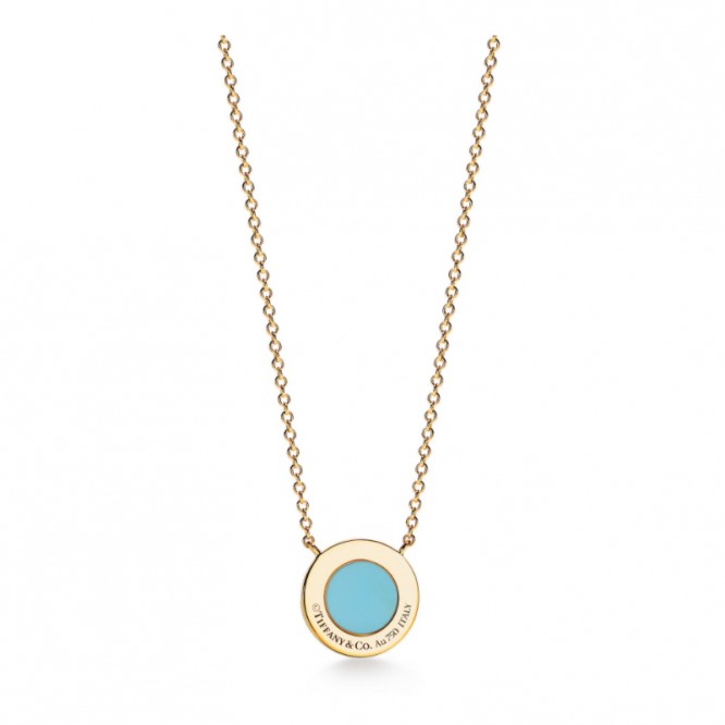 ★1129新品★Tiffany ティファニー T ダイヤモンド＆ターコイズ サークル ペンダント 67520602