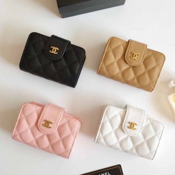 ChaneL・レザー コンチネンタルウォレット 財布 折財布