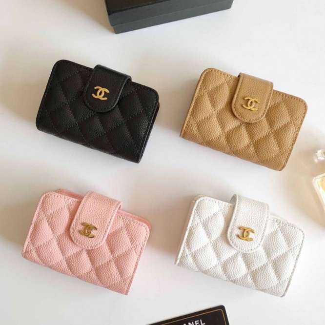 ChaneL・レザー コンチネンタルウォレット 財布 折財布