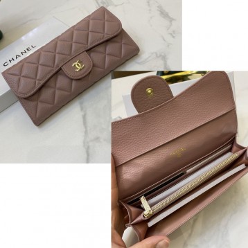 ChaneL・レザー コンチネンタルウォレット 財布 折財布