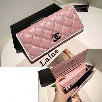 ChaneL・レザー コンチネンタルウォレット 財布 折財布