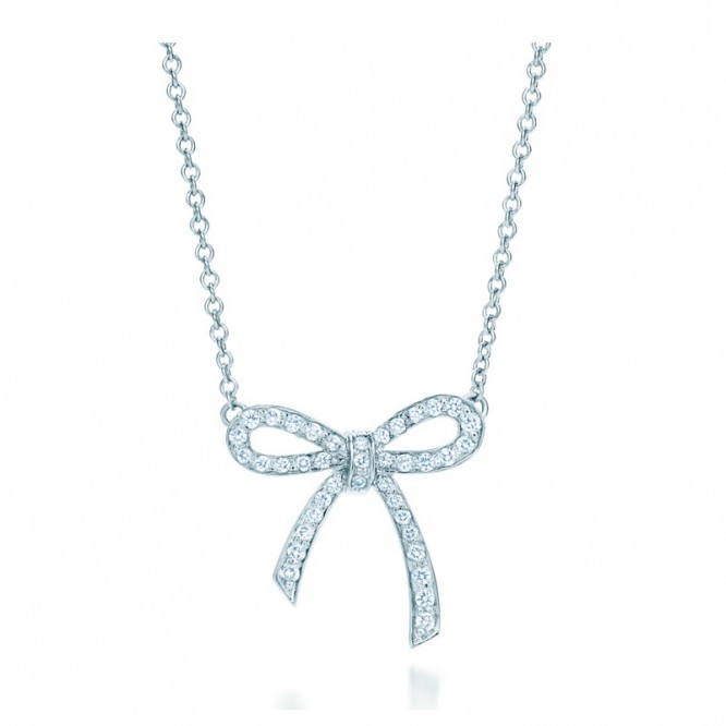 ★1129新品★Tiffany ティファニー ボウ ペンダント GRP02370