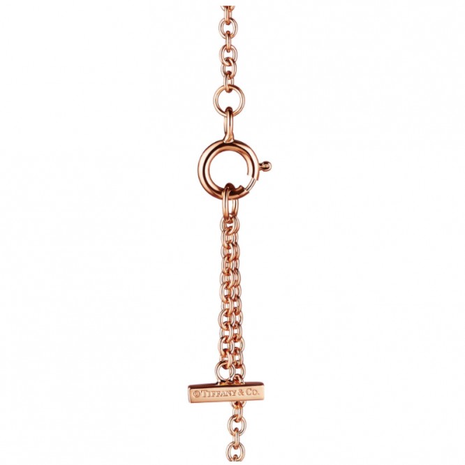 ★1129新品★Tiffany ティファニー T スマイル ブレスレット ローズゴールド GRP09015