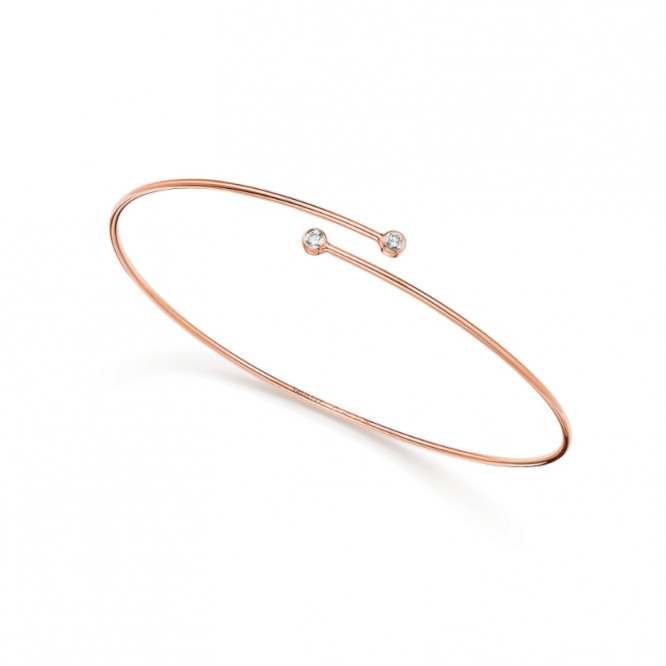 ★高品質・1203新品★Tiffany ティファニー エルサ・ペレッティ™ ダイヤモンド フープ シングルロウ バングル GRP09660