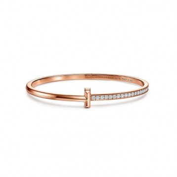 ★1129新品★Tiffany ティファニー T T ワン ヒンジ バングル ローズゴールドにダイヤモンド GRP11300 ★1129新品★Tiffany ティファニー T T ワン ヒンジ バングル ローズゴールドにダイヤモンド GRP11300
