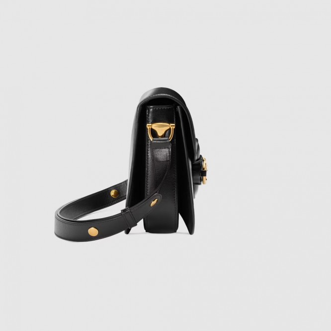 【人気アイテム☆】GUCCI グッチ 〔グッチ ホースビット 1955〕 ショルダーバッグ ブラック レザー 602204 1DB0G 1000