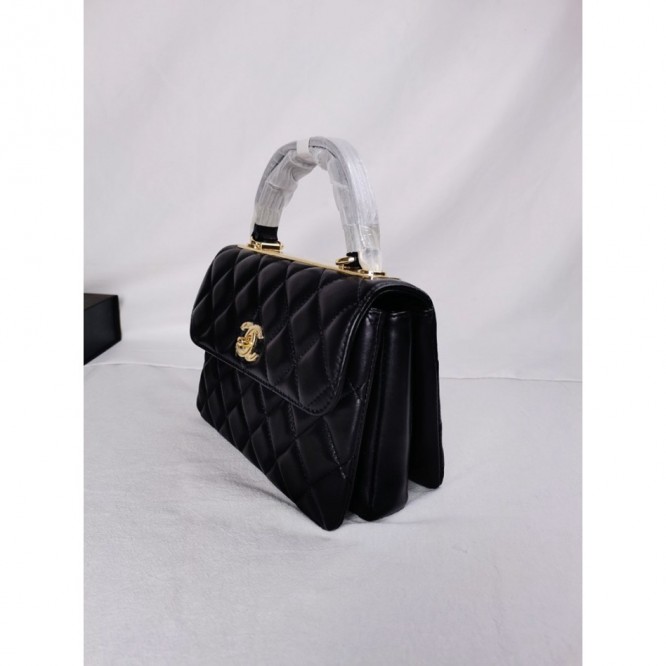 【CHANEL】トップハンドル フラップバッグ A92236