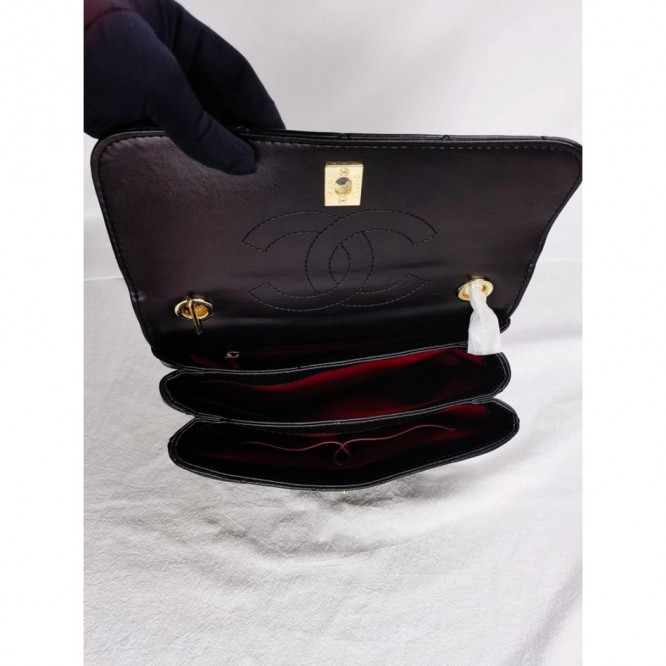 【CHANEL】トップハンドル フラップバッグ A92236