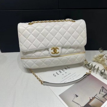【CHANEL】 フラップバッグ ラムスキン ク
