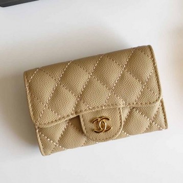 ChaneL・レザー コンチネンタルウォレット 財布 折財布