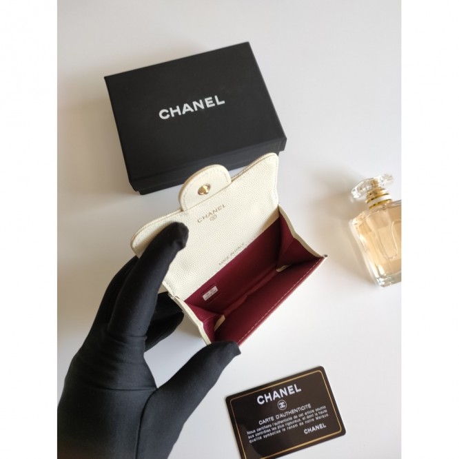 ChaneL・レザー コンチネンタルウォレット 財布 折財布