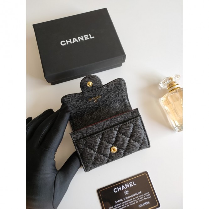 ChaneL・レザー コンチネンタルウォレット 財布 折財布