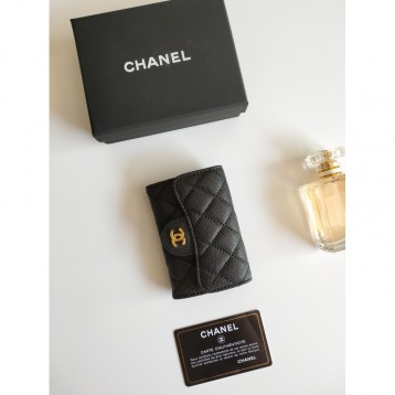 ChaneL・レザー コンチネンタルウォレット 財布 折財布