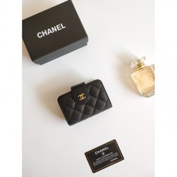 ChaneL・レザー コンチネンタルウォレット 財布 折財布