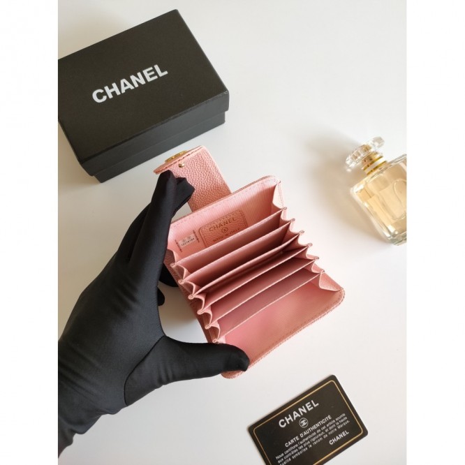 ChaneL・レザー コンチネンタルウォレット 財布 折財布