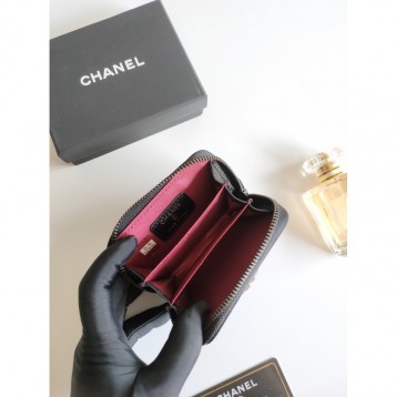 ChaneL・レザー コンチネンタルウォレット 財布 折財布