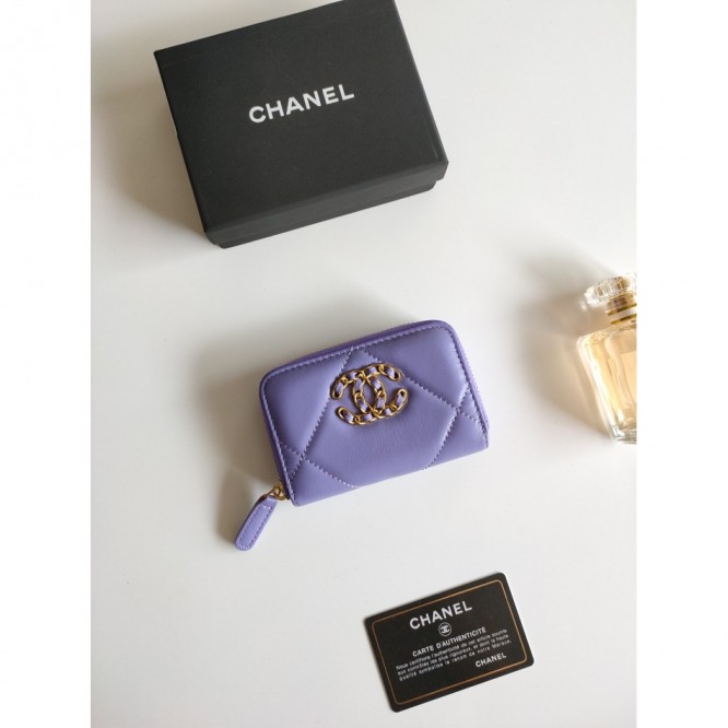 ChaneL・レザー コンチネンタルウォレット 財布 折財布