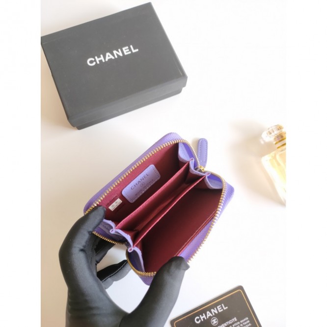 ChaneL・レザー コンチネンタルウォレット 財布 折財布