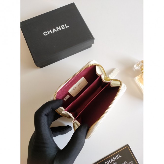 ChaneL・レザー コンチネンタルウォレット 財布 折財布