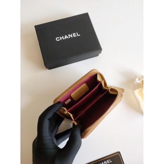 ChaneL・レザー コンチネンタルウォレット 財布 折財布