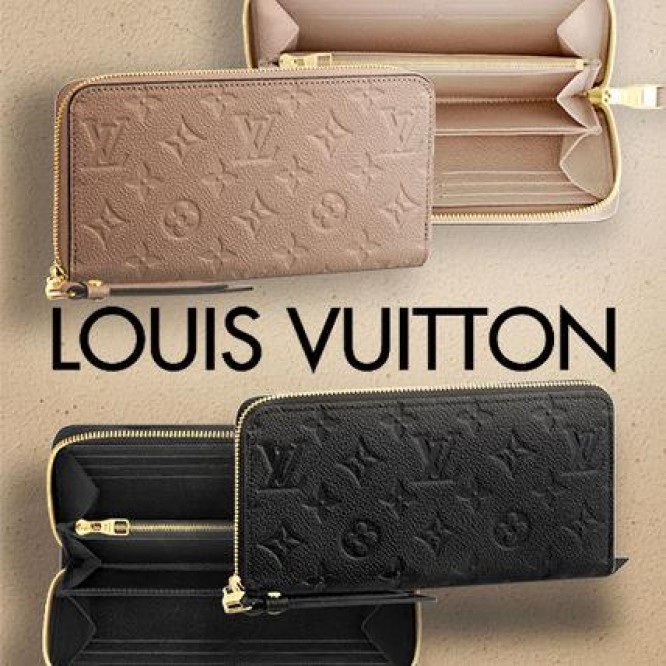 直営買付☆LV☆ジッピーウォレット Monogram Enpreinte