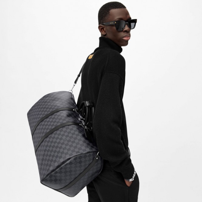 【完売必至】LOUIS VUITTON ルイ ビィトン keepall bandouliere キーポル・バンドリエール 55 N41413