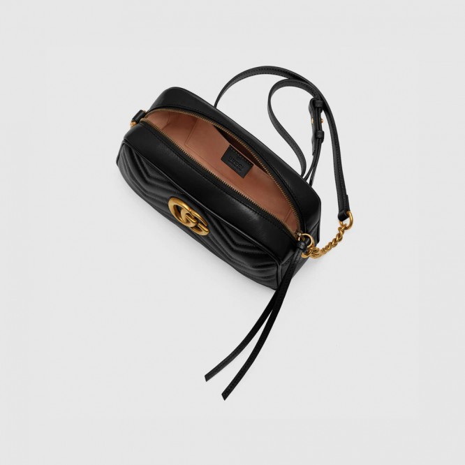 【人気アイテム☆】GUCCI グッチ 〔GGマーモント〕キルティング スモール ショルダーバッグ 447632 DTD1T 1000