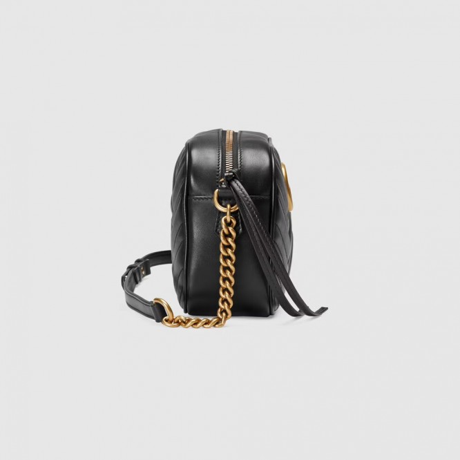 【人気アイテム☆】GUCCI グッチ 〔GGマーモント〕キルティング スモール ショルダーバッグ 447632 DTD1T 1000