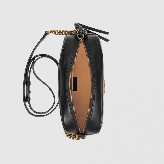 【人気アイテム☆】GUCCI グッチ 〔GGマーモント〕キルティング スモール ショルダーバッグ 447632 DTD1T 1000